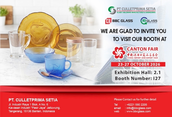 Kabar baik! PT Culletprima Setia siap melangkah ke panggung global dan hadir langsung di Canton Fair 2026 di Guangzhou, Tiongkok!   Kami mengundang Anda secara khusus untuk berkunjung ke booth kami guna melihat inovasi produk terbaru serta menjajaki peluang kolaborasi bisnis yang saling menguntungkan. Detail Booth Kami: exibition hall 2.1 booth I 27 , Booth Tanggal: 23 - 27 October 2026 